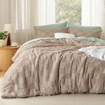 Boho Tufted All Season Bedding Set 1 Comforter & 2 Pillow Shams