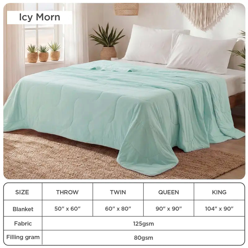 Cooling Ice Cream Blanket,Breathable Bamboo RayonComforter