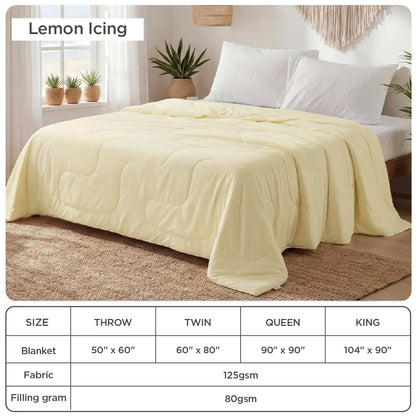 Cooling Ice Cream Blanket,Breathable Bamboo RayonComforter