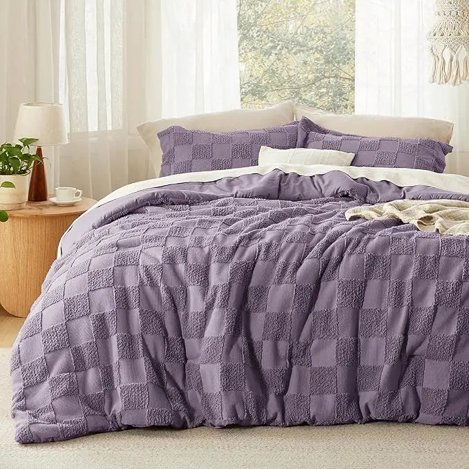 Boho Tufted All Season Bedding Set 1 Comforter & 2 Pillow Shams