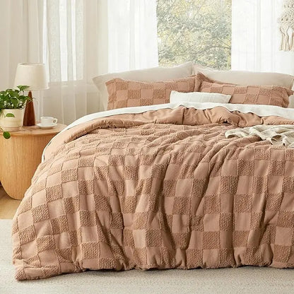 Boho Tufted All Season Bedding Set 1 Comforter & 2 Pillow Shams
